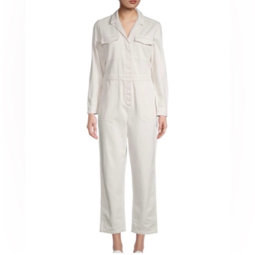 Rails Dixon Utility Jumpsuit Beige Button Front XS